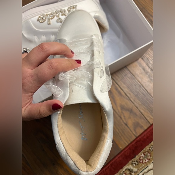 Betsy Johnson Bride Sneakers - Picture 2 of 5